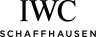 In schwarzer Schrift steht gross "IWC" und keiner in Grossbuchstaben darunter steht "Schaffhausen".
