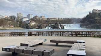 E-Lounge Veloladestation Rheinfall 