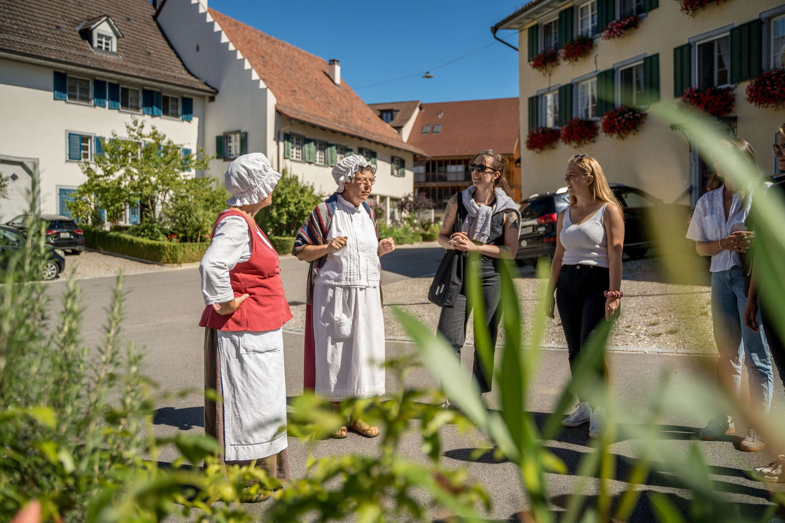 Wöschwiib, Wöschwiiber Führung, Dorf, Führung, Spätsommer, September, Wöschwiiber, Wilchingen, Herbst