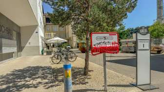 Öffentliche Velo-Pumpe & Werkzeug Neuhausen