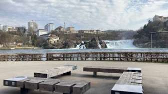 E-Lounge Veloladestation Rheinfall 