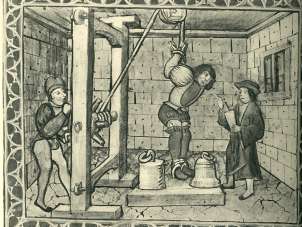 Historisches Bild Henker Ein historisches Bild eines Hinrichtung.