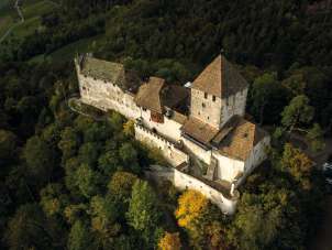 Burg Hohenklingen Stein am Rhein Bild von oben auf die Burg Hohenklingen in Stein am Rhein. Die Burg ist von Wald umgeben.