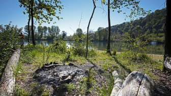 Grillstelle Badeplatz Rüdlingen