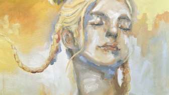 Strands 1 2026 Oil on canvas 70 × 70 cm