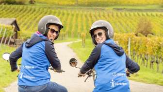 Abenteuer & Genuss: Rheinfall & Töffli-Tour