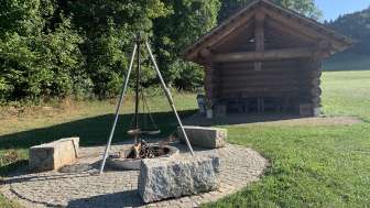 Grillstelle Blockhütte Guntmadingen